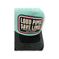 King Kerosin Trucker Cap «Loud Pipes Save Lives» Türkis/Schwarz