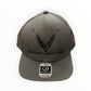 Corvette C8 Basecap Tonal Corvette Logo Flag Anthrazit