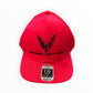 Corvette C8 Basecap Tonal Corvette Logo Flag Rot
