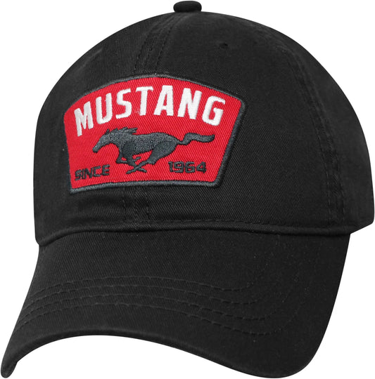 Ford Mustang Basecap Running Horse since 1964 Schwarz