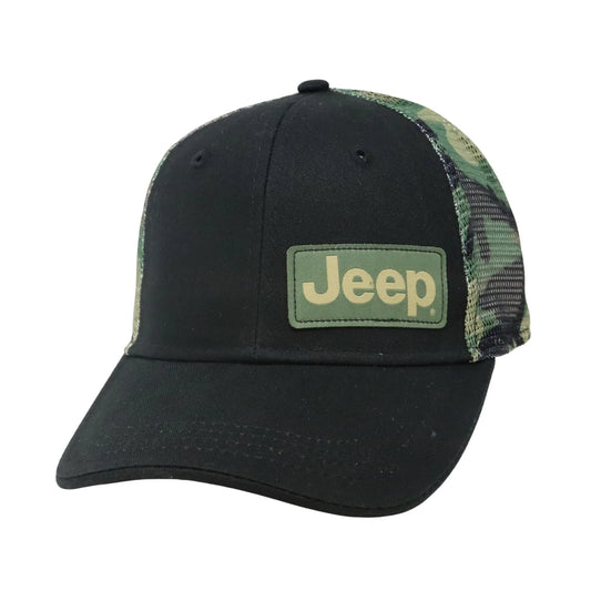 Jeep Basecap Trucker Cap im Woodland Camo Style
