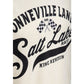 King Kerosin Herren T-Shirt «Boneville Salt Lake» Off White