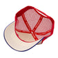 King Kerosin Trucker Cap «Rock 'n' Roll» Rot/Navy/Weiß