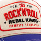 King Kerosin Trucker Cap «Rock 'n' Roll» Rot/Navy/Weiß