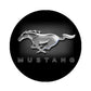 Ford Mustang T-Shirt Ford Mustang Running Horse Carbon Schwarz