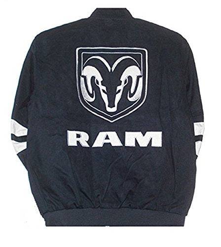 Dodge RAM Jacke Bestickt mit Dodge RAM Logo Schwarz