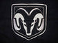 Dodge RAM Jacke Bestickt mit Dodge RAM Logo Schwarz