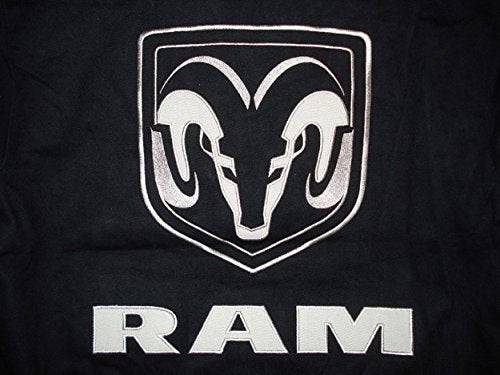 Dodge RAM Jacke Bestickt mit Dodge RAM Logo Schwarz