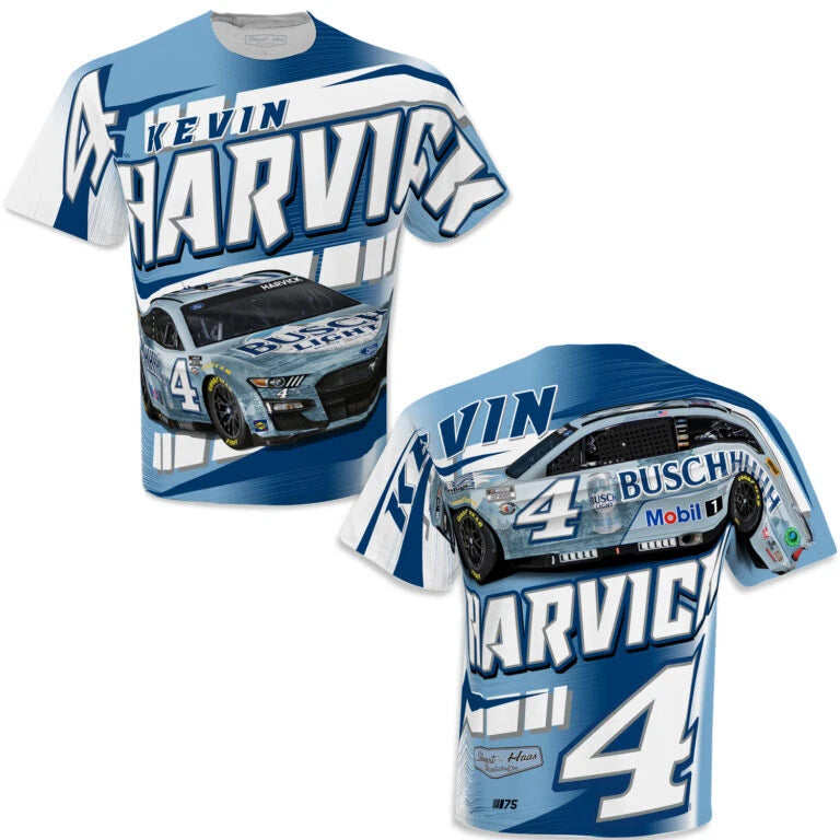 NSACT T-Shirt Kevin Harvick #4 Busch Light Sublimated Shirt
