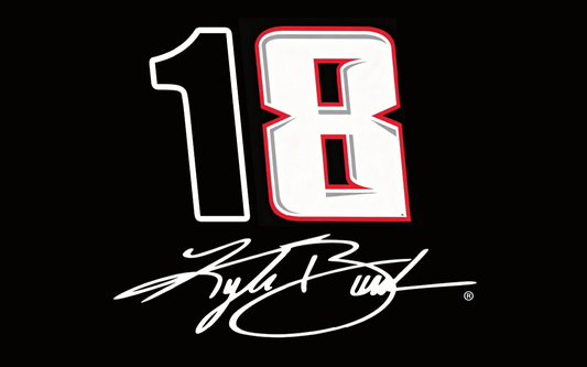 Kyle Busch #18 Team Logo Nascar Racing Team Flag 90x150cm
