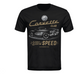 Corvette C1 T-Shirt Corvette Classic & Custom Speed T-Shirt Schwarz