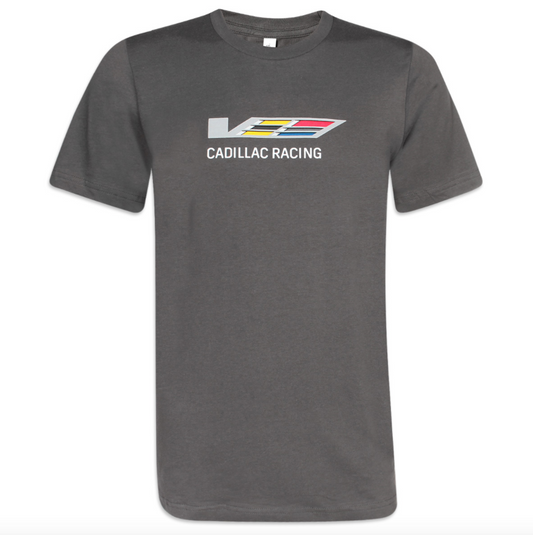 Cadillac Racing T-Shirt mit V-Series Logo Cadillac Racing Grau