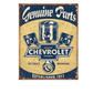 Chevrolet Blechschild "Chevy Parts Pistons" Vintage Sign