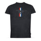 Ford Mustang Vintage T-Shirt Tribar Logo Anthrazit Melange