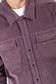 Reell Duke Overshirt Baby Cord Purple