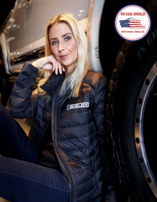 Niedrigster Preis im Inland! Shelby Jacke Shelby Steppjacke mit Logo – uscar-world Shelby Schwarz
