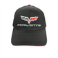 Corvette C6 Basecap Corvette C6 Logo Schwarz/Rot