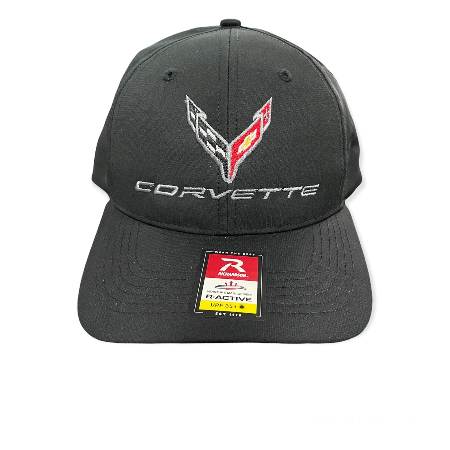 Corvette C8 Basecap mit Corvette Logo Flag Schwarz