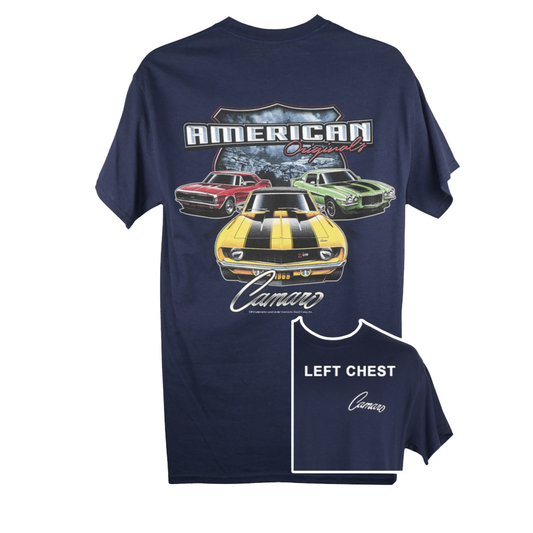 Camaro T-Shirt Camaro American Original T-Shirt Navy