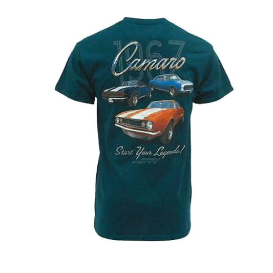 Camaro T-Shirt Camaro since 1967 Start Your Legend Petrol