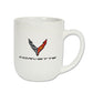 Corvette Kaffeetasse Coffee Mug Corvette Carbon Flash Weiß