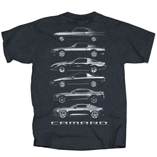 Camaro T-Shirt Camaro Profiles Camaro Silhouette Dunkelgrau