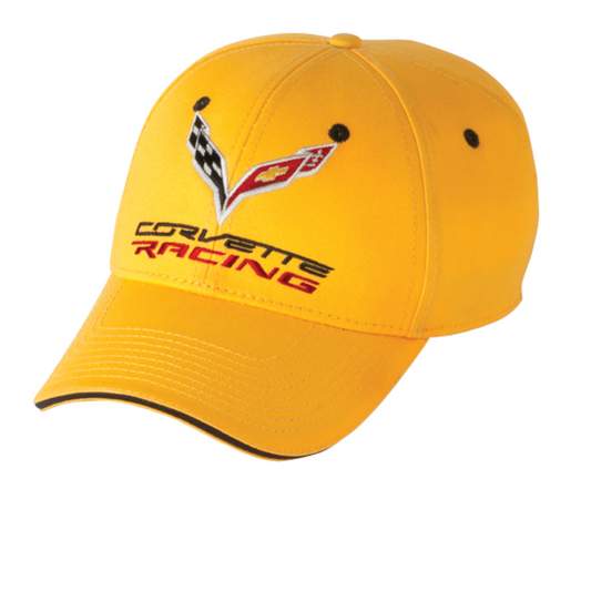 Corvette C7 Racing Basecap Corvette Racing Cap Gelb