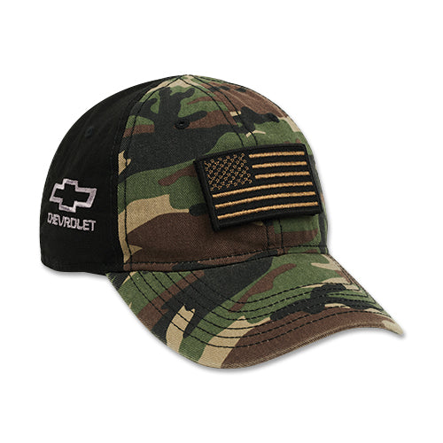 Chevrolet Basecap Chevy Bowtie Tactical Cap mit US Flag Patch