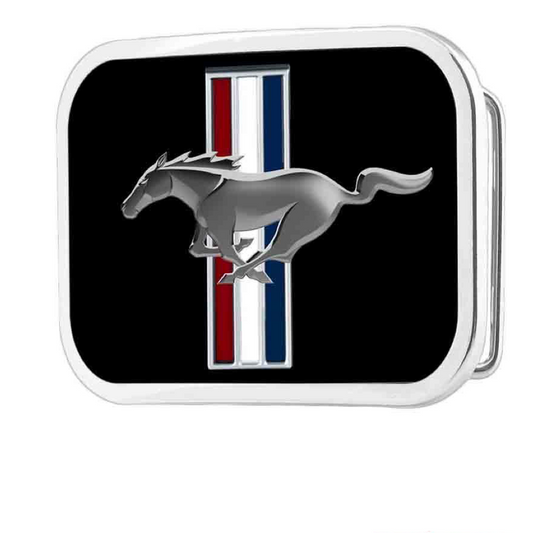 Ford Mustang Gürtelschnalle Buckle Mustang Tribar Logo