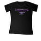 Ford Mustang Ladies T-Shirt I Always Wanted A Pony Schwarz