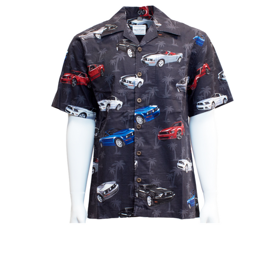 Ford Mustang Hawaii Hemd Camp Shirt Mustang Collage New Mustangs