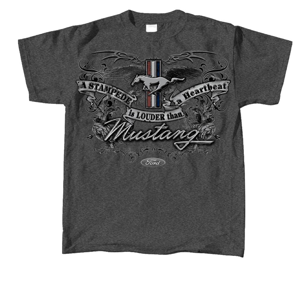Ford Mustang T-Shirt Ford Mustang Louder Than A Heartbeat