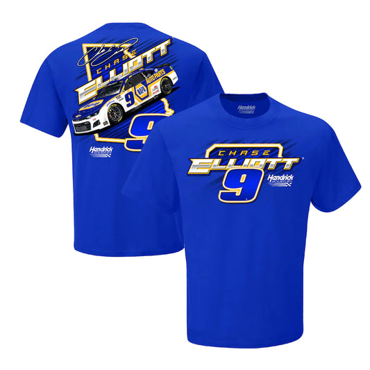 Chase Elliott Hendrick Motorsports Team Collection Royal NAPA Horsepower NASCAR T-Shirt