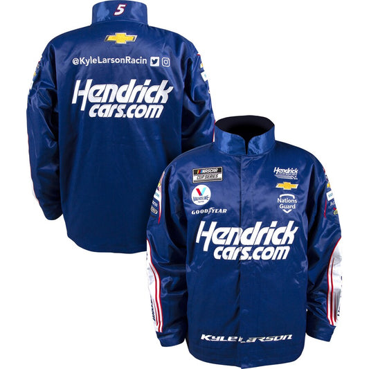 NASCAR Jacke Kyle Larson Hendrick Motorsports Team Hendrickcars.com Uniform Jacke Blau