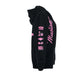 Ford Mustang Damen Kapuzenjacke Mustang Logos Collage Schwarz/Pink