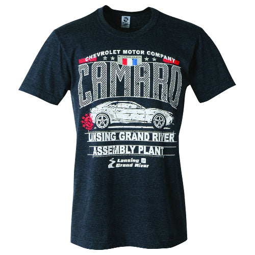 Camaro T-Shirt Camaro New Generation Lansing Camaro Blau Melange