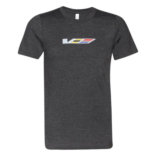 Cadillac V-Series T-Shirt mit Cadillac Racing V-Series Frontprint Anthrazit