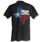 Chevrolet T-Shirt Chevy Bowtie Texas State Motiv Schwarz