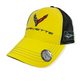 Corvette C8 Basecap Corvette Stingray New Generation Gelb/Schwarz