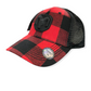 Dodge RAM Basecap RAM Logo Trucker Cap Kariert Rot/Schwarz