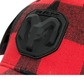 Dodge RAM Basecap RAM Logo Trucker Cap Kariert Rot/Schwarz