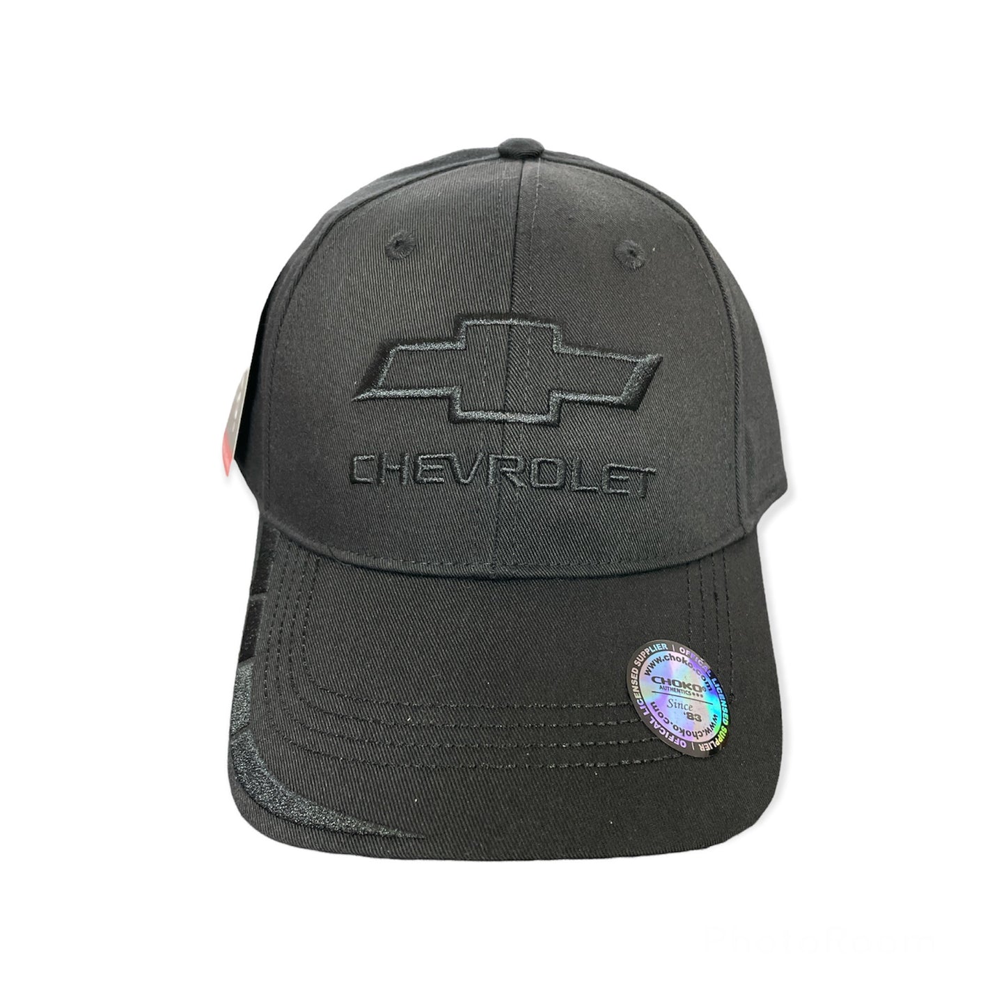 Chevrolet Basecap Chevy Logo Bowtie All Black Schwarz