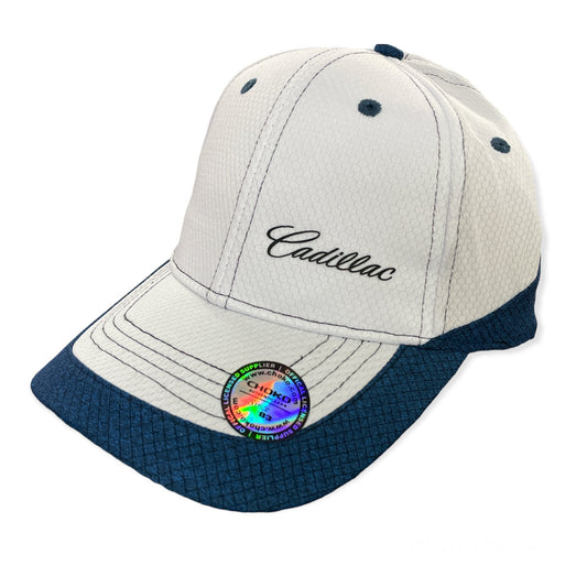 Cadillac Basecap Cadillac Classic Logo Weiß/Blau