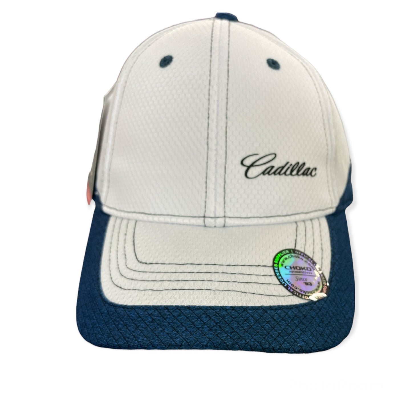 Cadillac Basecap Cadillac Classic Logo Weiß/Blau