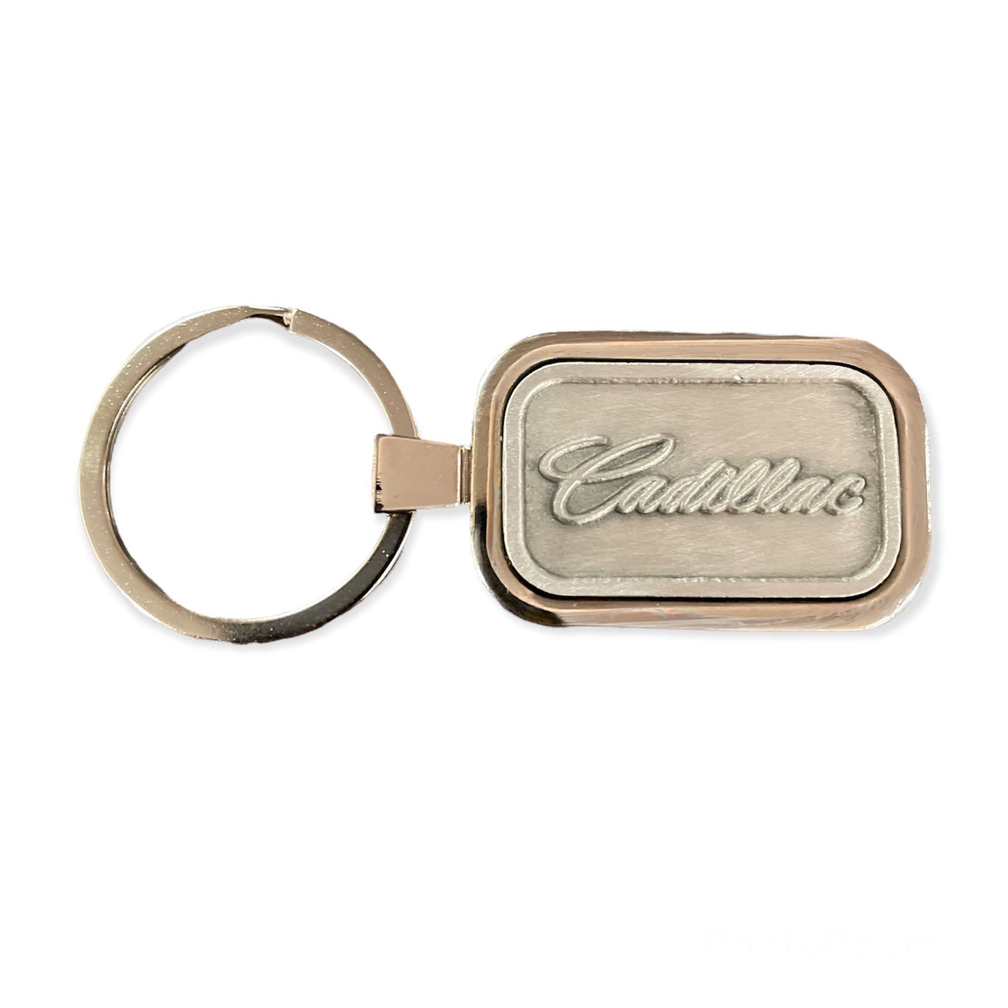 Cadillac Platinum Schlüsselanhänger mit Cadillac Classic Logo Metall