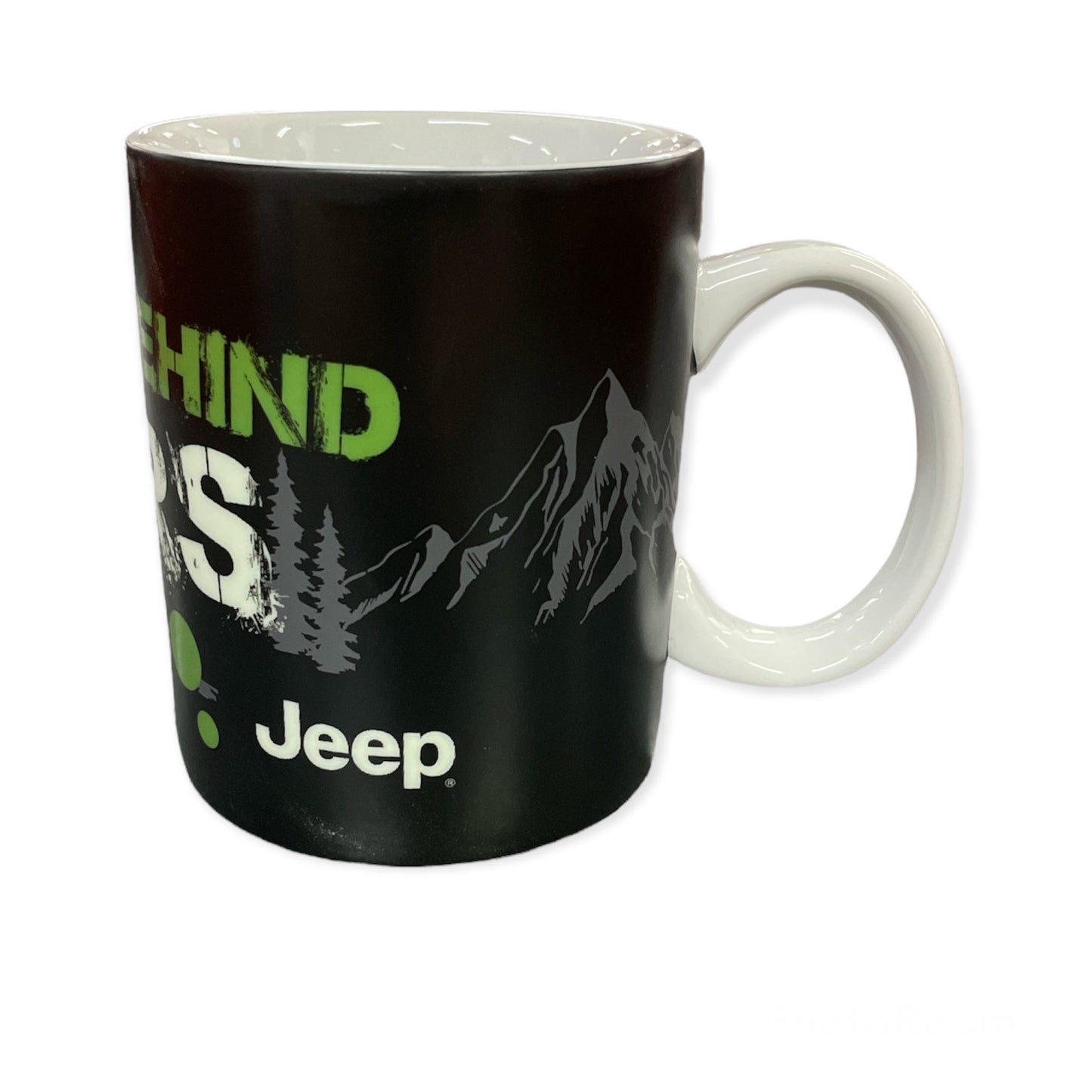 Jeep Kaffeetasse Tasse Mug mit Jeep Motiv "Behind Bars"
