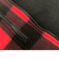 Dodge RAM Pinewood Jacke Fleecejacke mit gesticktem RAM Logo Rot/Schwarz
