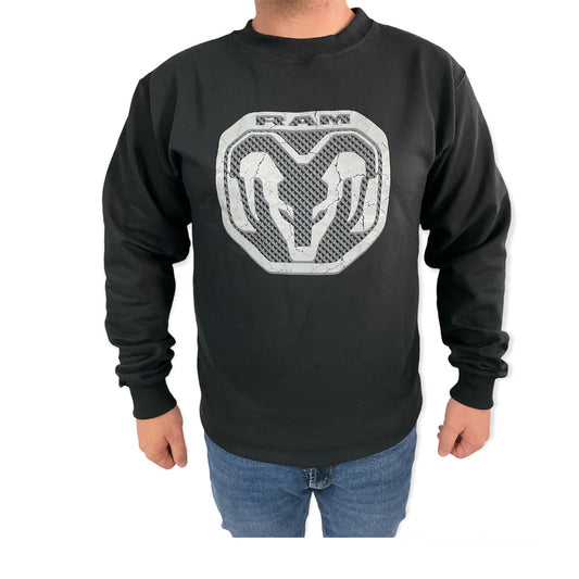 Dodge RAM Sweatshirt mit Dodge RAM Logo Schwarz