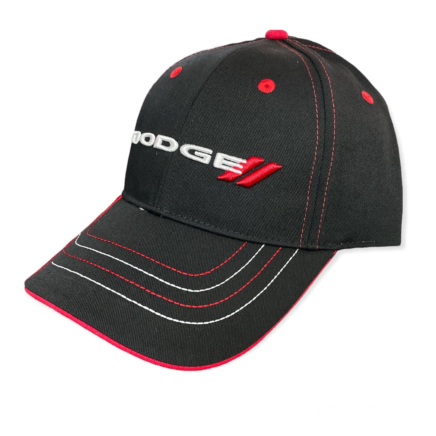 Dodge Basecap Charger Challenger Dodge Logo Schwarz/Rot