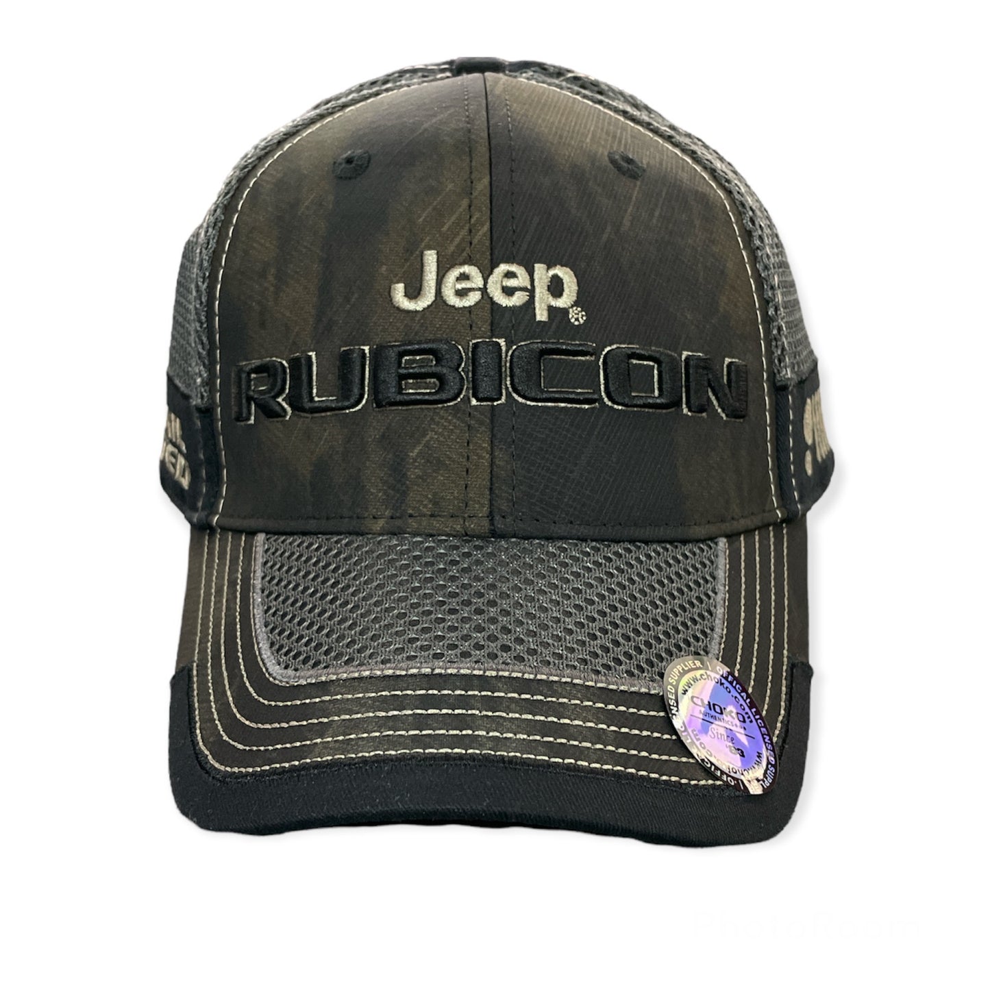 Jeep Rubicon Basecap Jeep Rubicon Logo Mesh Mud/Schwarz